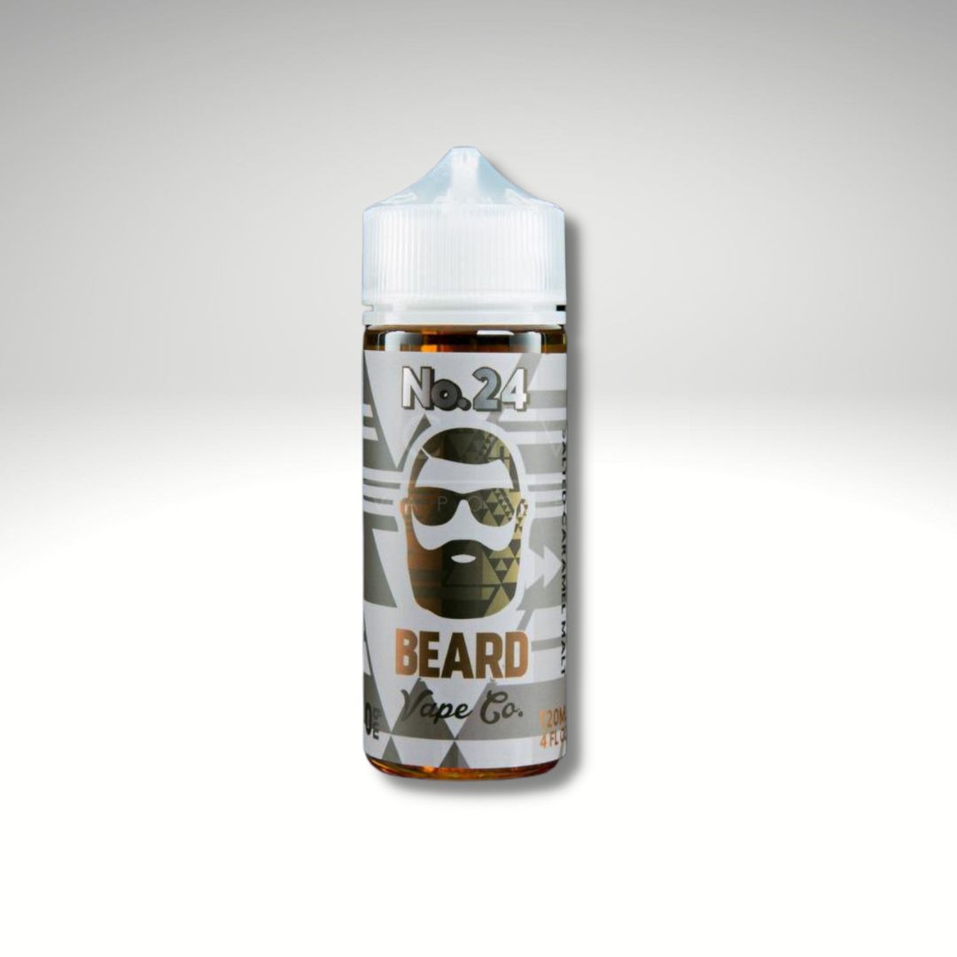 Beard juice Vape - No. 24 Creamy Malt Milkshake with Caramel Drizzling