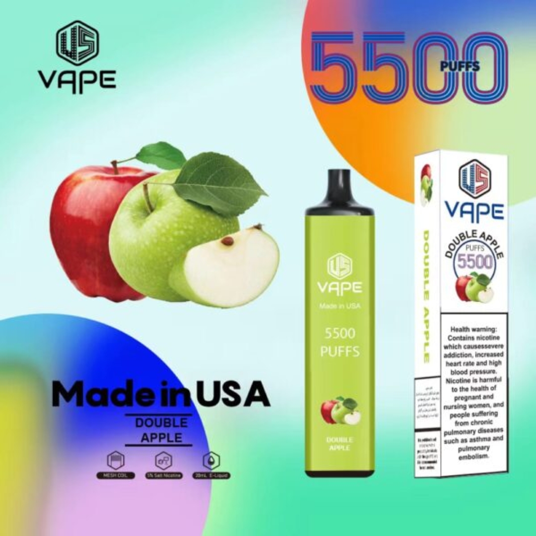 US vape disposable 5500 Double Apple