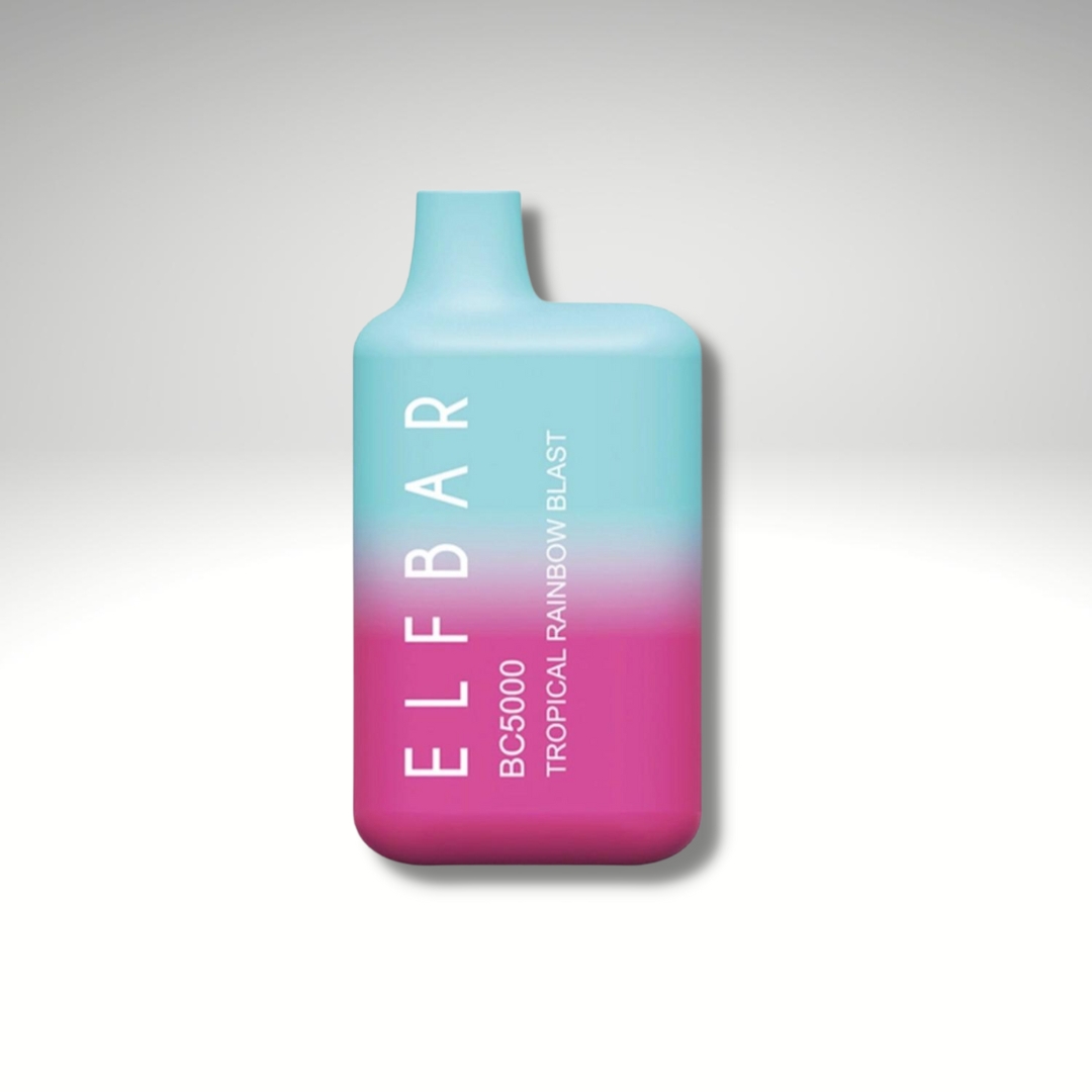 Elf Bar Disposable Vape 5000 Puffs - Tropical Rainbow Blast