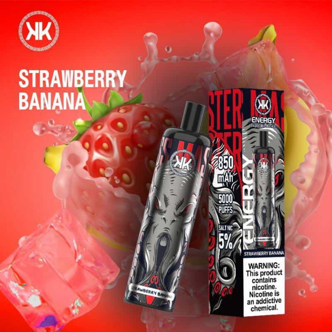 Energy disposable 5000 puffs - Strawberry Banana