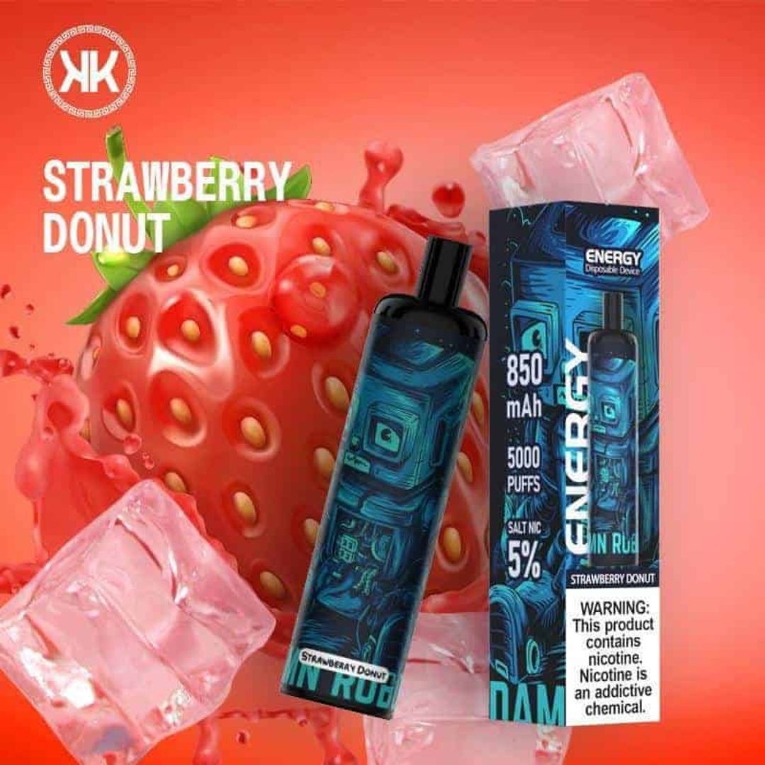 Energy disposable 5000 puffs - Strawberry Donut