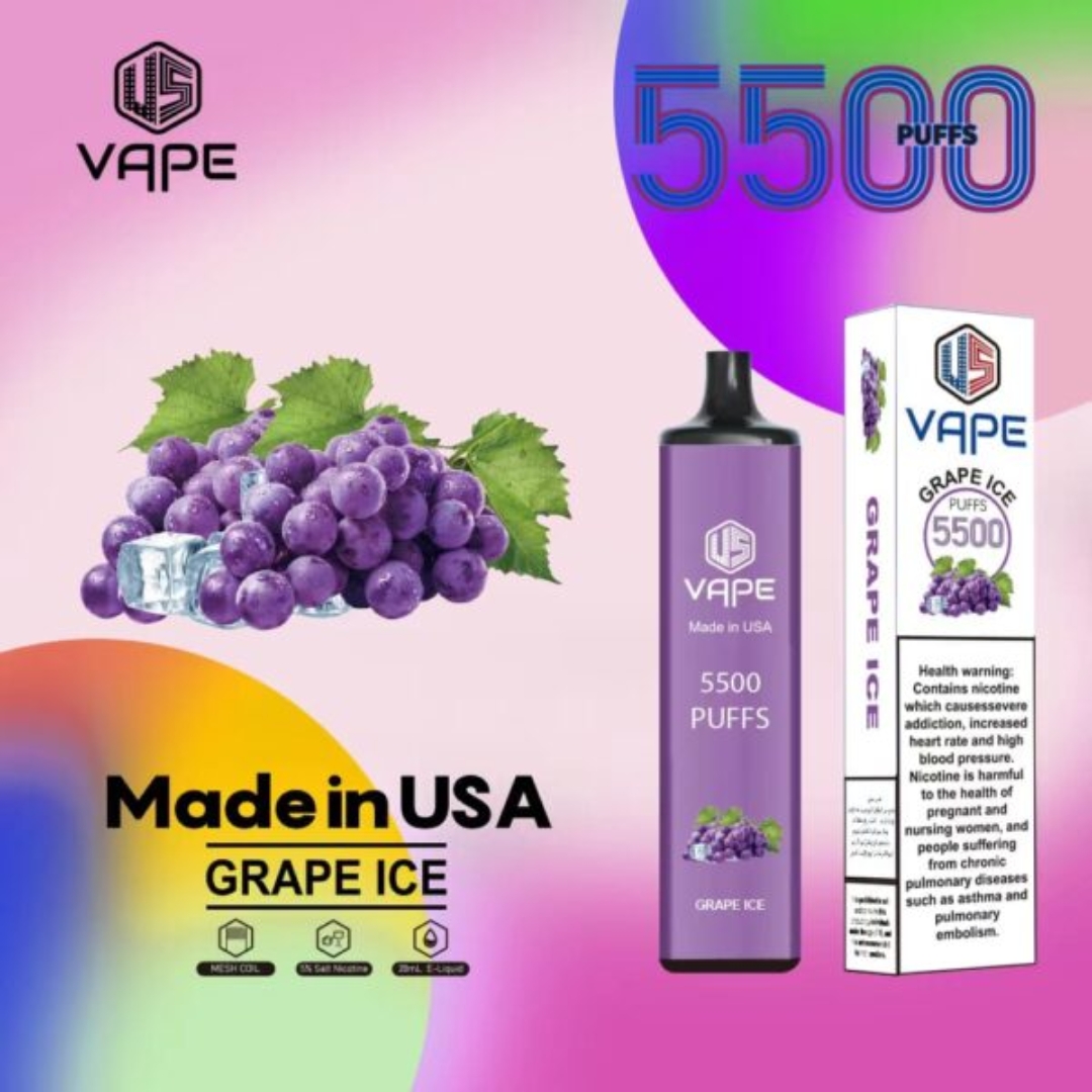 Yuoto disposable 1500 puffs Grape Ice