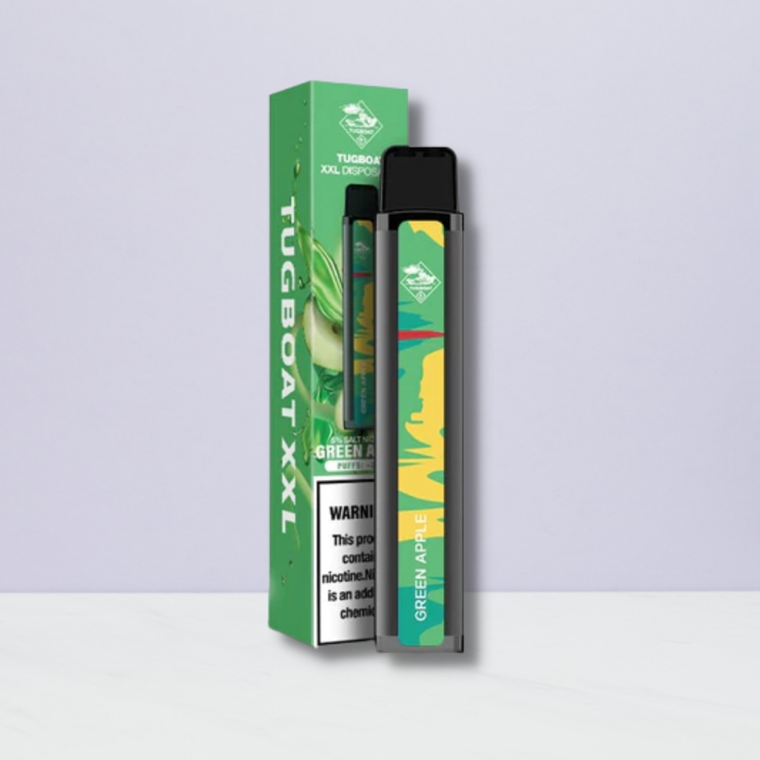 Tugboat XXL disposable 2500 puffs Green Apple