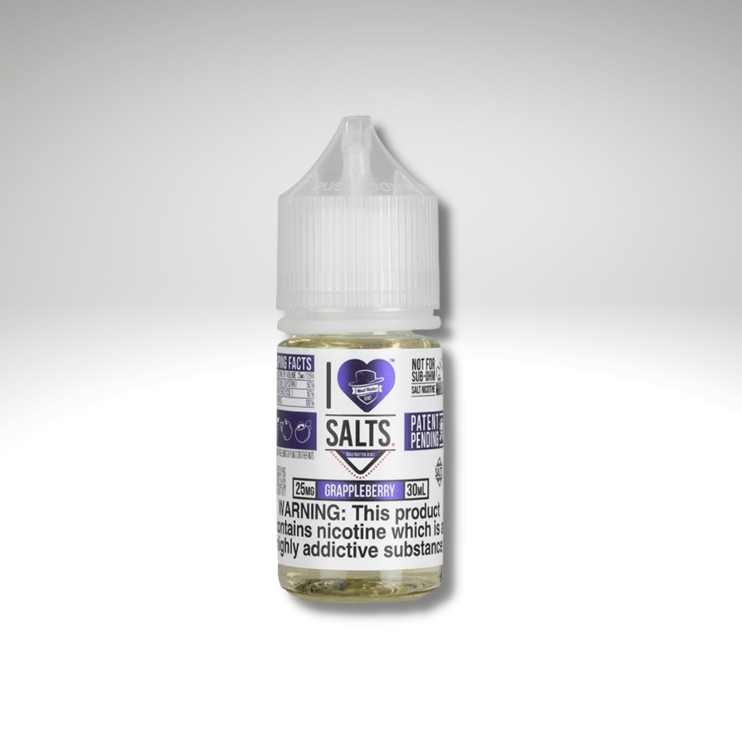 I LOVE SALT E-LIQUID - GRAPPLEBERRY