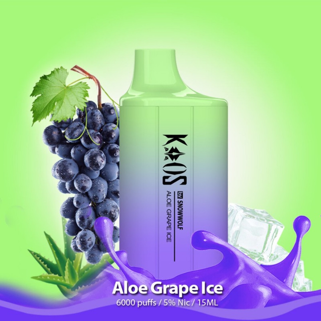 Snowwolf Kaos 6000 puffs - Aloe Grape Ice