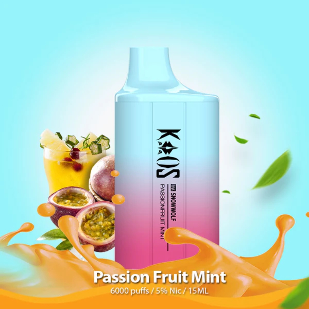 Snowwolf Kaos 6000 puffs - Passion Fruit Mint