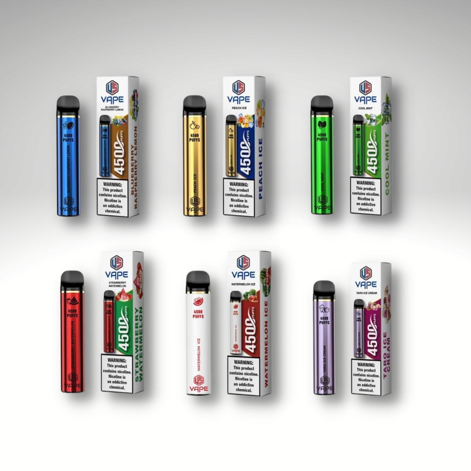 US vape disposable 4500 puffs