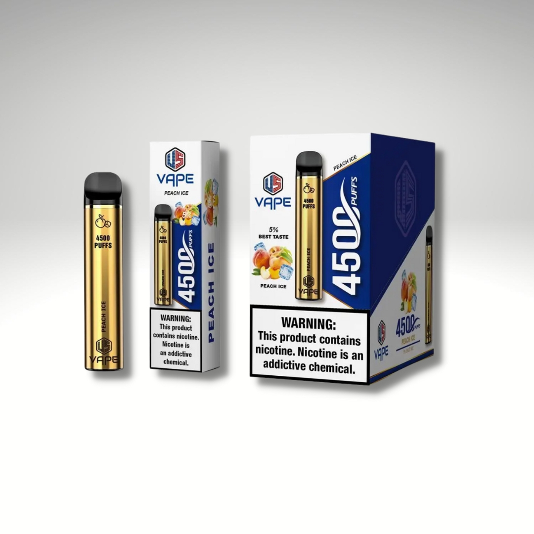 US vape disposable - Peach Ice