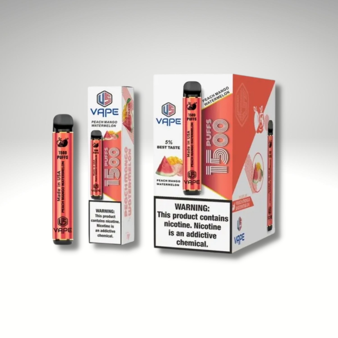 US vape disposable - Peach Mango Watermelon