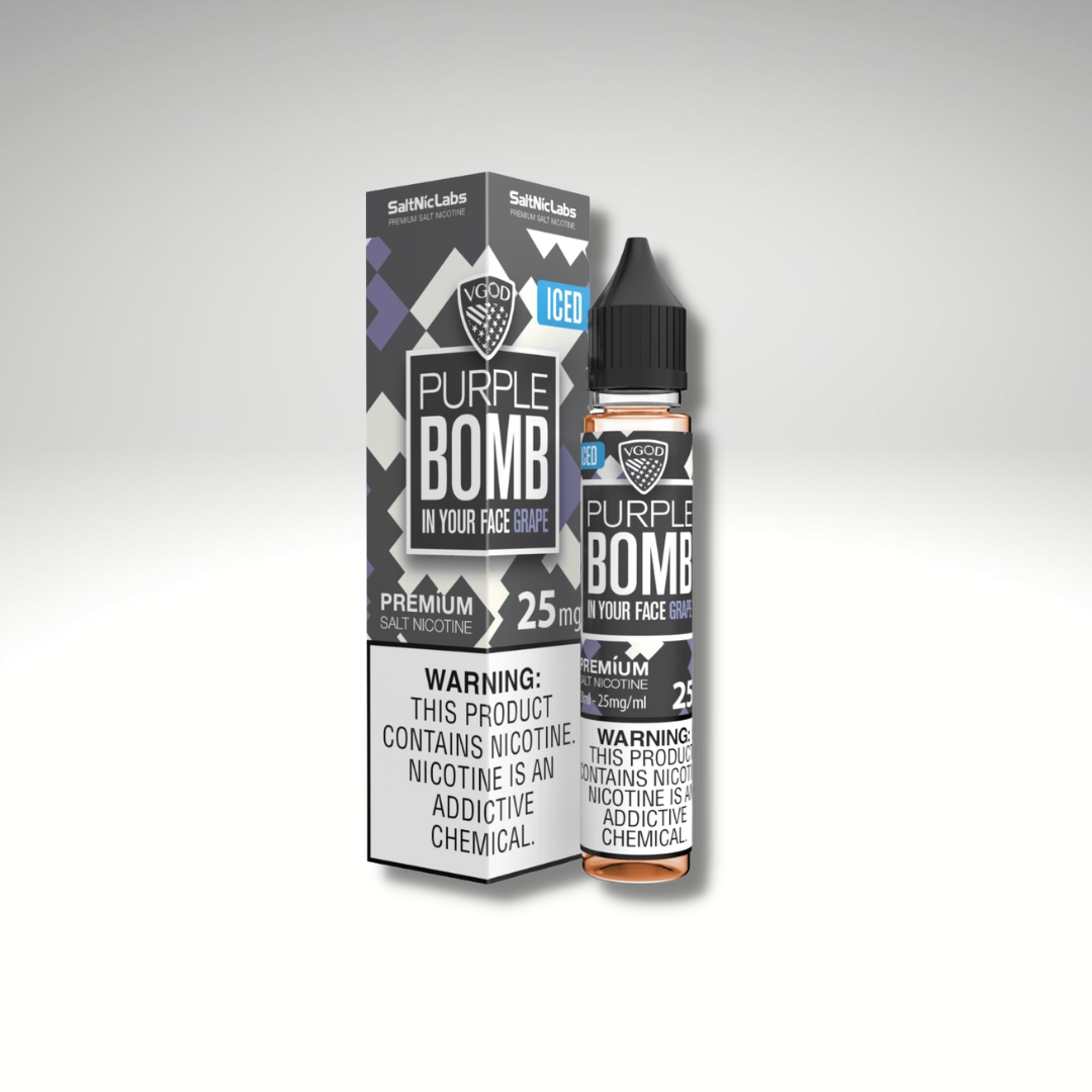 VGOD Salt-Nic Vape - ICED PURPLE BOMB