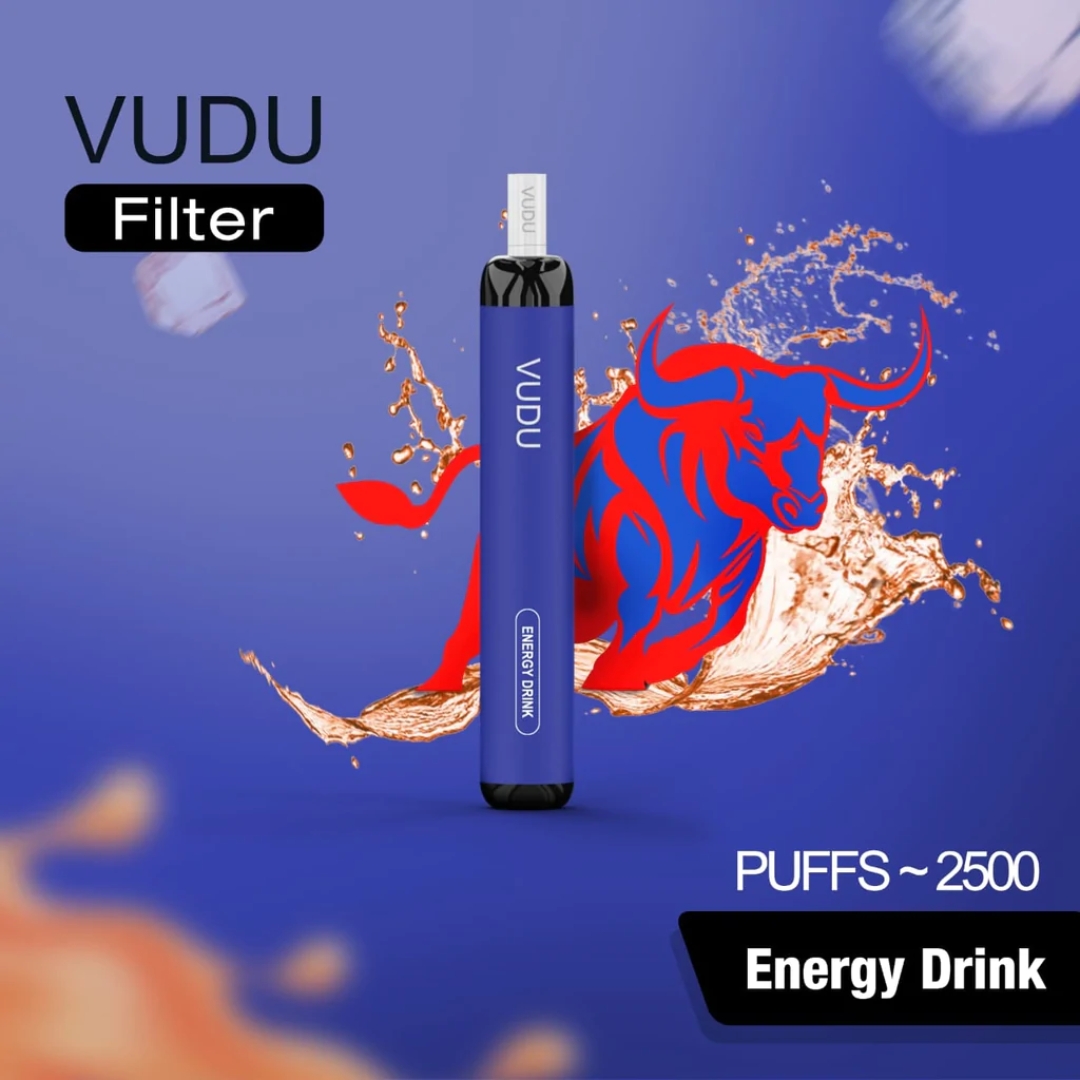 VUDU Filter 2500 Disposable Puffs - Energy Drink