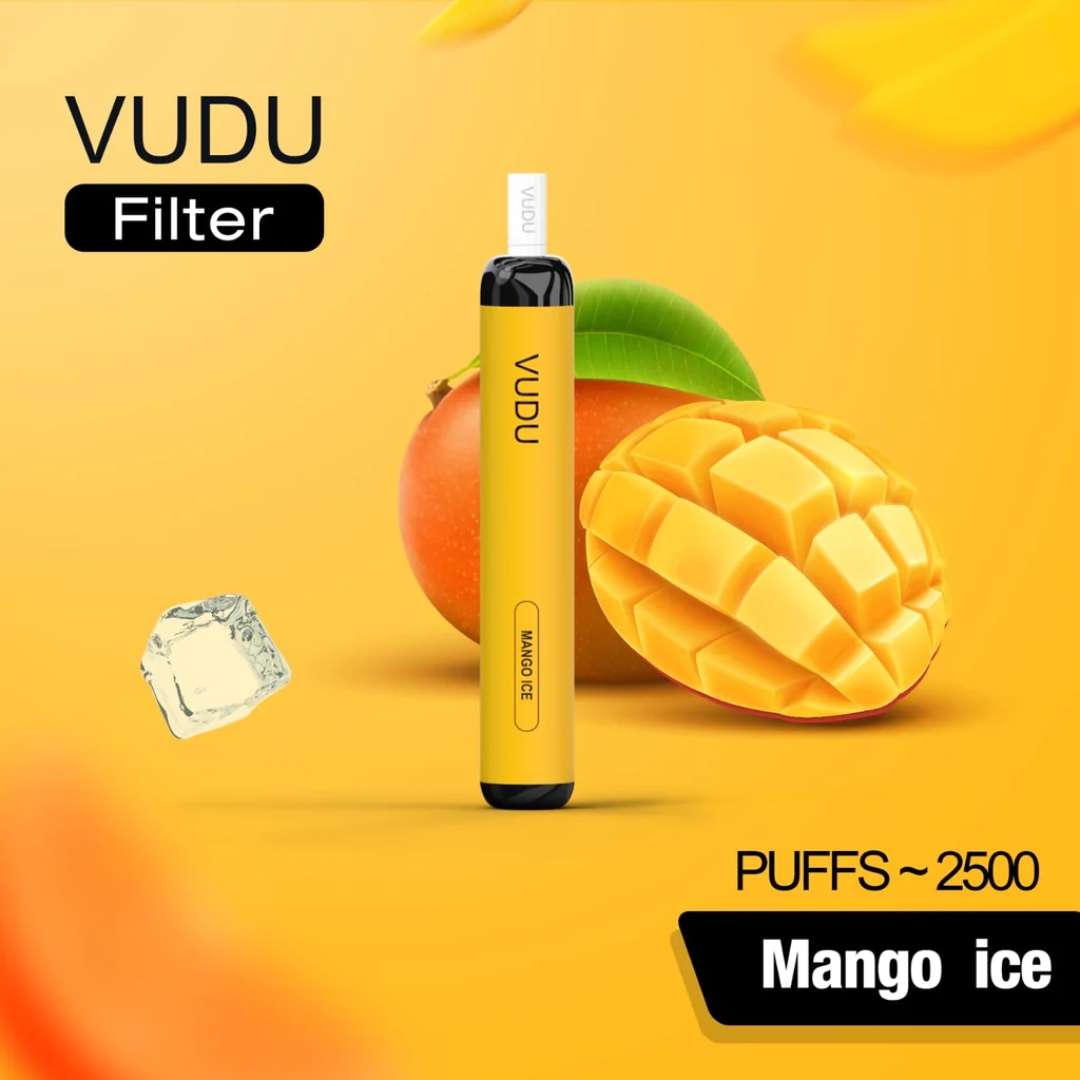 VUDU Filter 2500 Disposable Puffs - Mango Ice