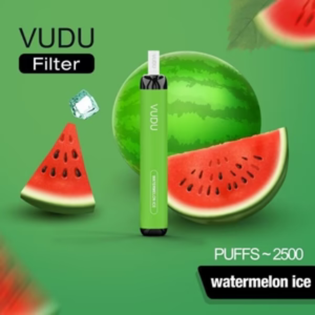 VUDU Filter 2500 Disposable Puffs - Watermelon Ice