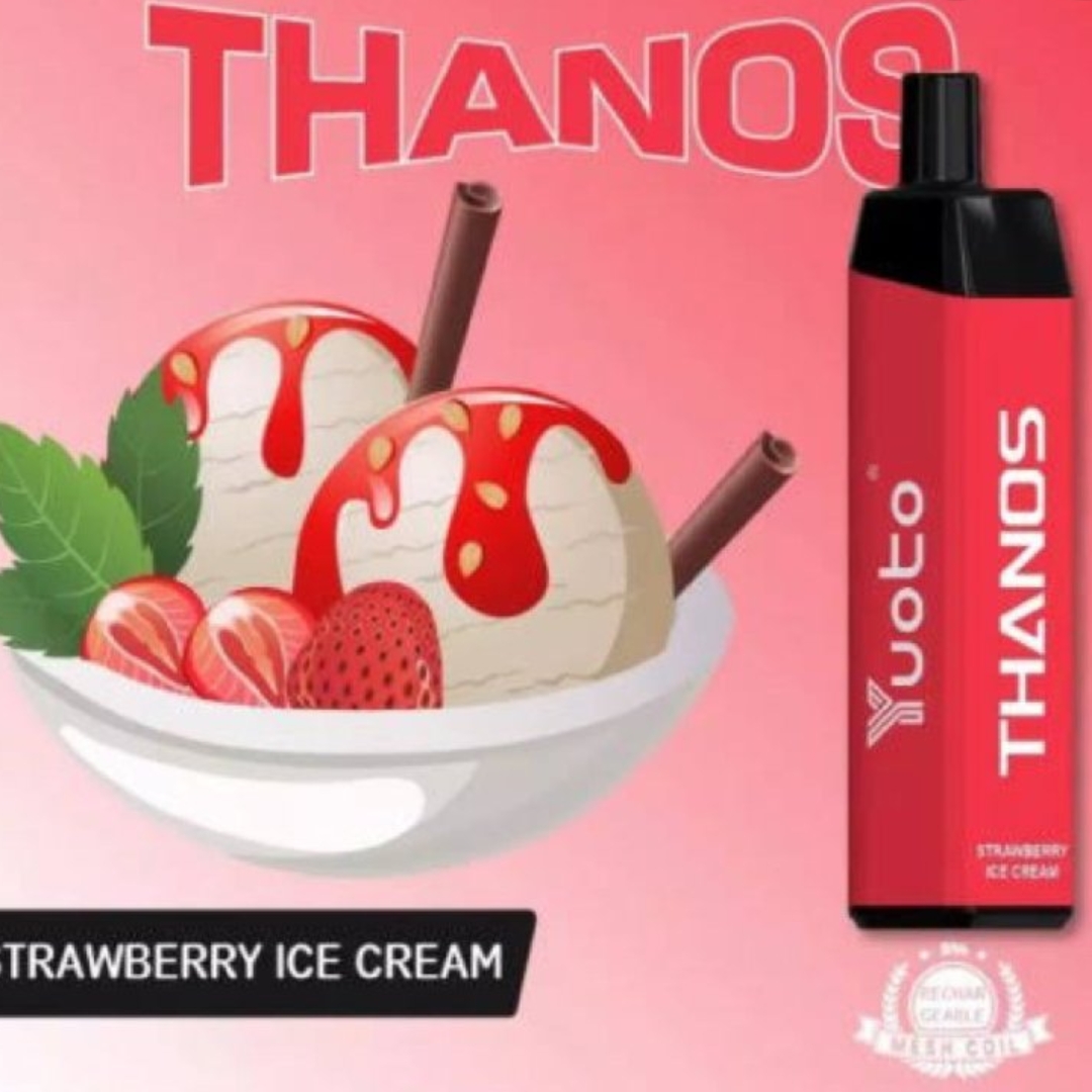 Yuoto Thanos Disposable 5000 - Strawberry ice cream