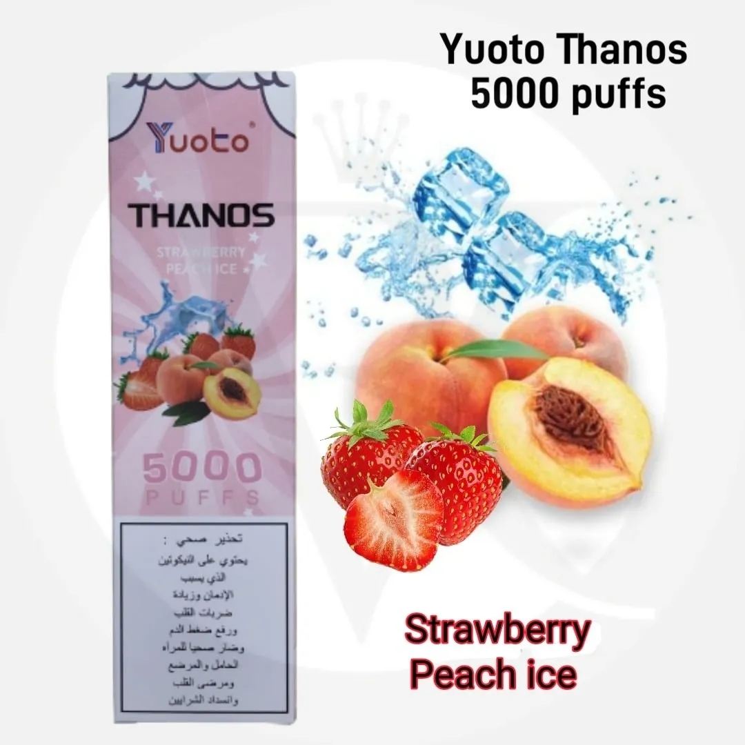 Yuoto Thanos Disposable 5000 - Strawberry peach ice